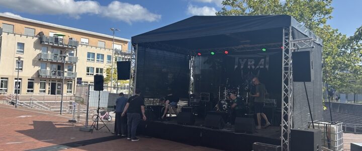 Bühne als Herzstück: Sommerfest Kaltenweide in Planung (c) 2024 - Bürger für Kaltenweide / Florian Windeck