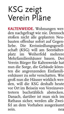 .Nordhannoversche Zeitung vom 24.07.2013