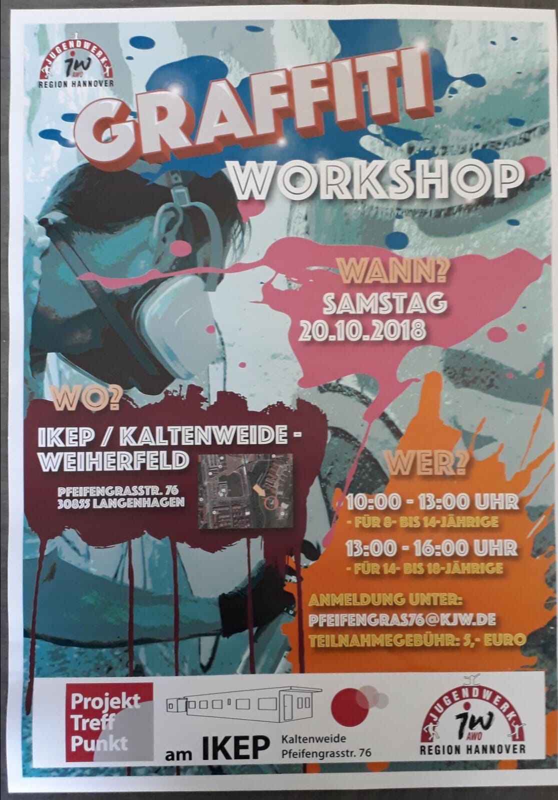 Graffiti-Workshop für Kinder & Jugendliche