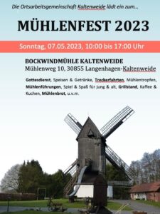 Mühlenfest Plakat 2023