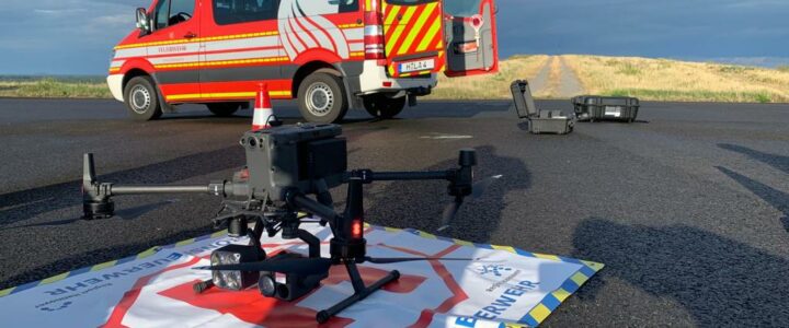 (c) Feuerwehr Kaltenweide - Drohne zur Unterstützung bei der Brandbekämpfung