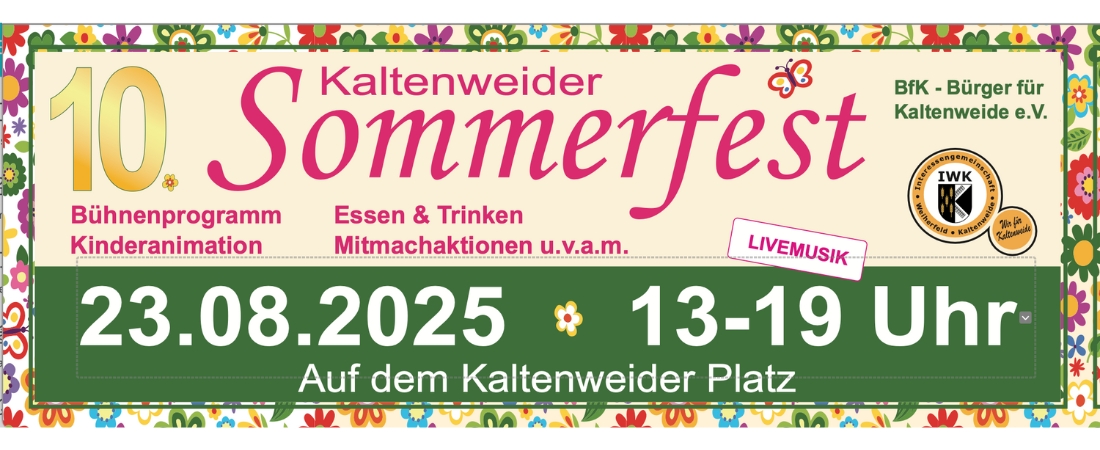 10. Kaltenweider Sommerfest 2025